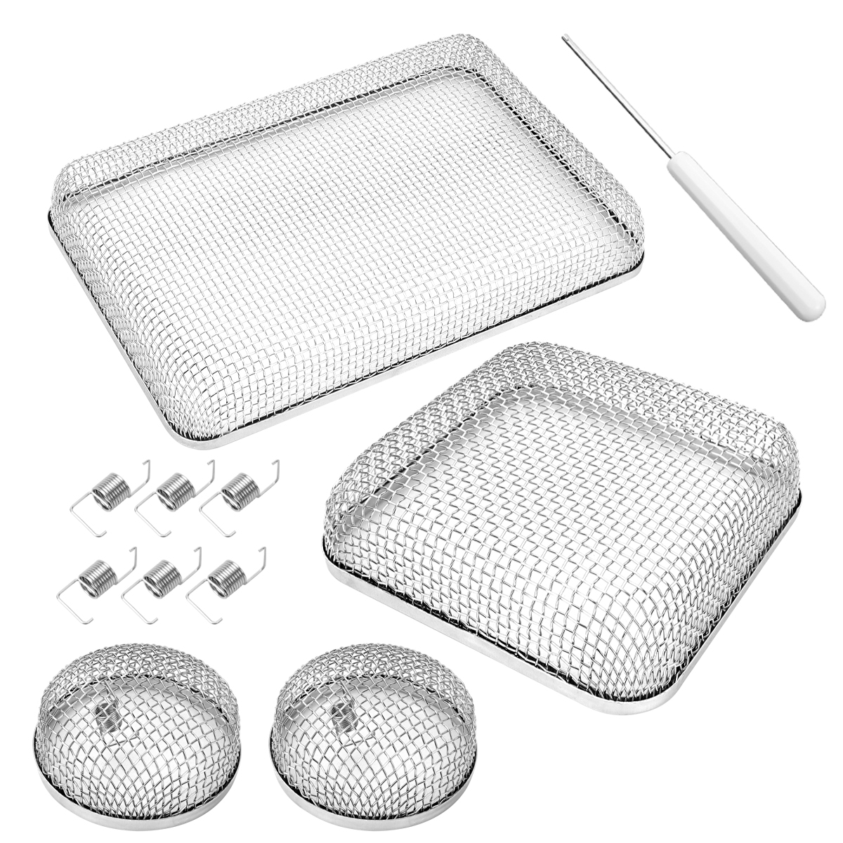 Set of Four Insect Proof Nets - Durable Covers for RV Refrigerator & Furnace Vents