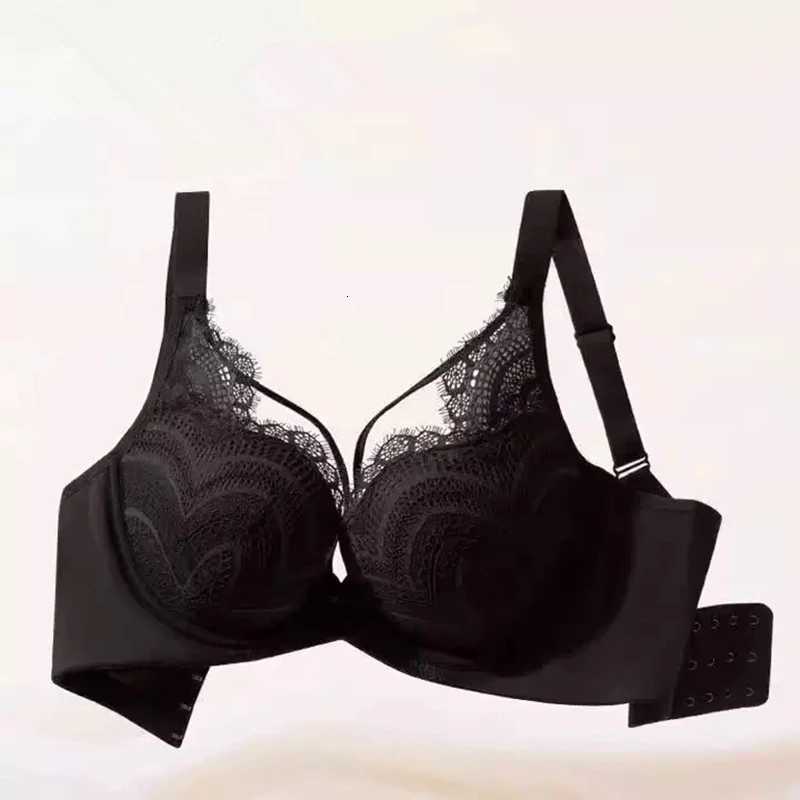 Large Breasts Show Small Sexy Lace Underwear For Women With Soft Steel Rings To Collect The Extra Breasts On The Large-size Bra Z250730