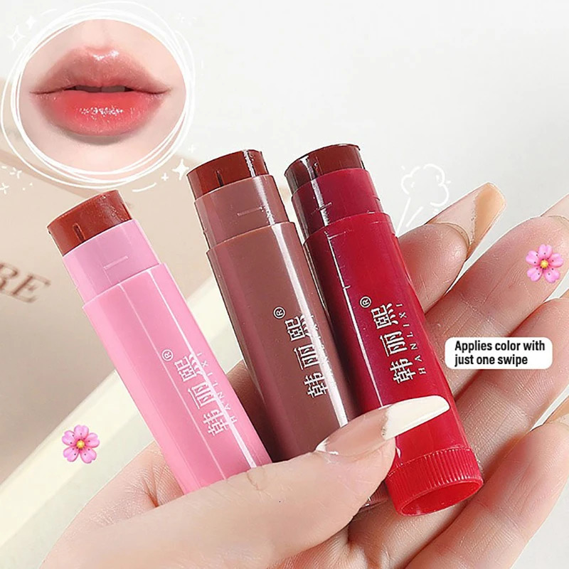 Color Care Lip Cream Mirror Hydrating Jelly Red Colored Lip Balm Fade Lip Line Anti-drying Lipstick Priming Tint Cosmetic 250730