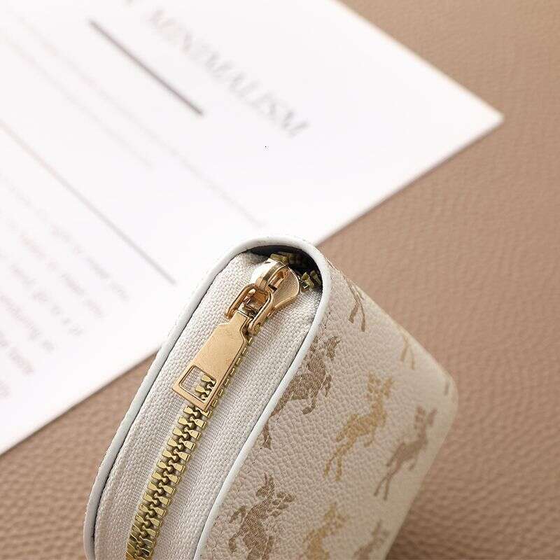 Unicorn Card Holder - Slim PU Wallet with 11/18 Card Slots in Beige & Brown, Lightweight Money Organizer