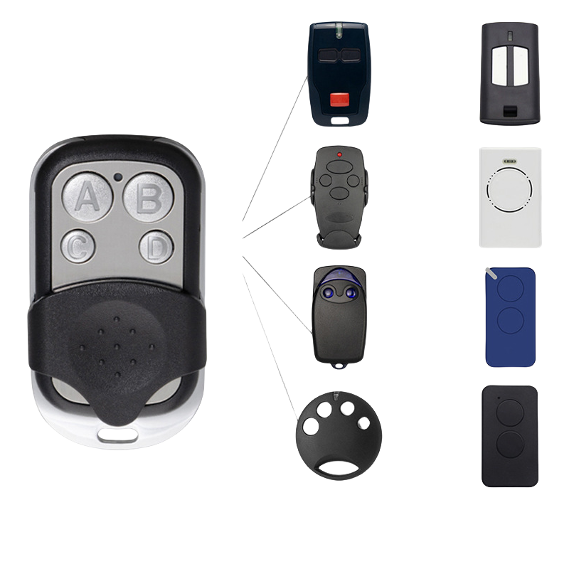 Universal Garage Door Control 433mhz 315mhz Metal Four key Copy Remote Control controller Gate Remote Control Duplicator