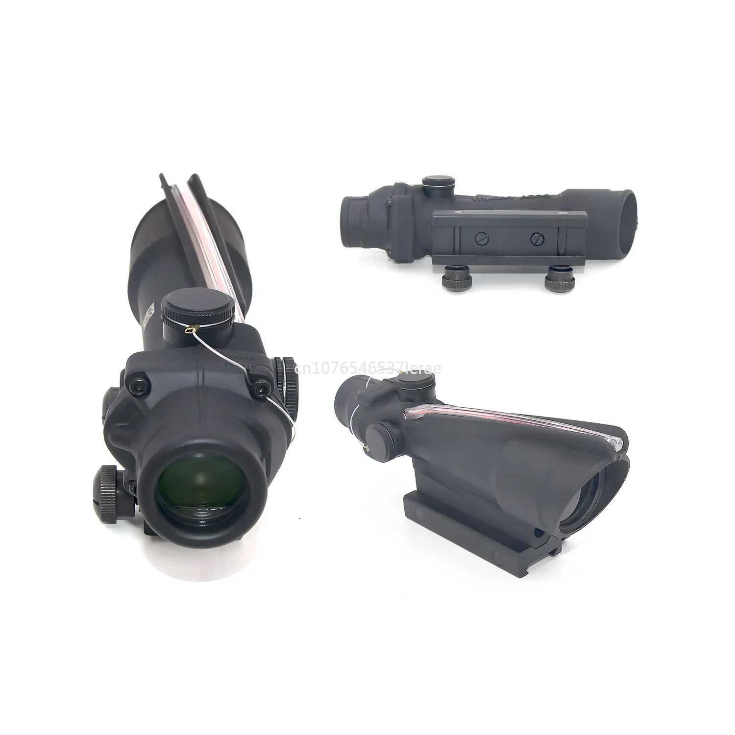igh Quality Prism Scope 535 Hunting Riflescope Red Glass Etched Reticle Real Fiber Optics Tactical Sights For Rifle Shooting R250730