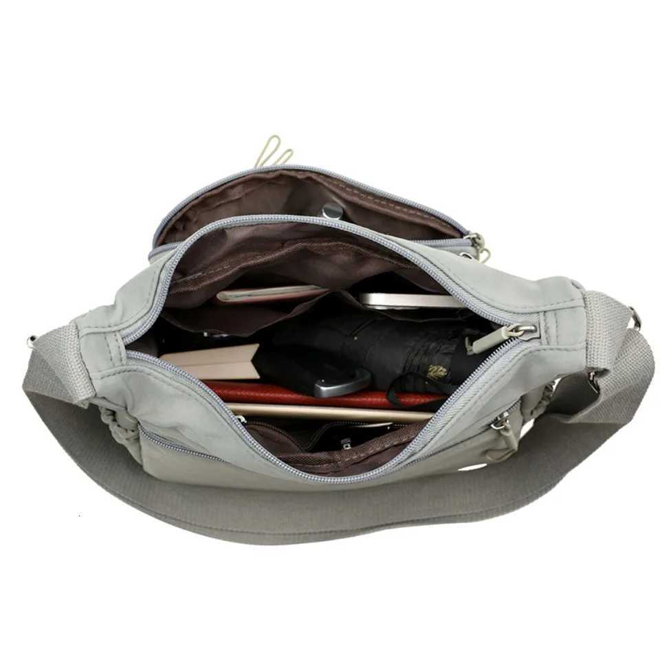 Multiple Pockets Nylon Purses And Handbags Women Shoulder Bag Luxury Handbags Women Bags Designer Crossbody Bags for Women 2025 G250729