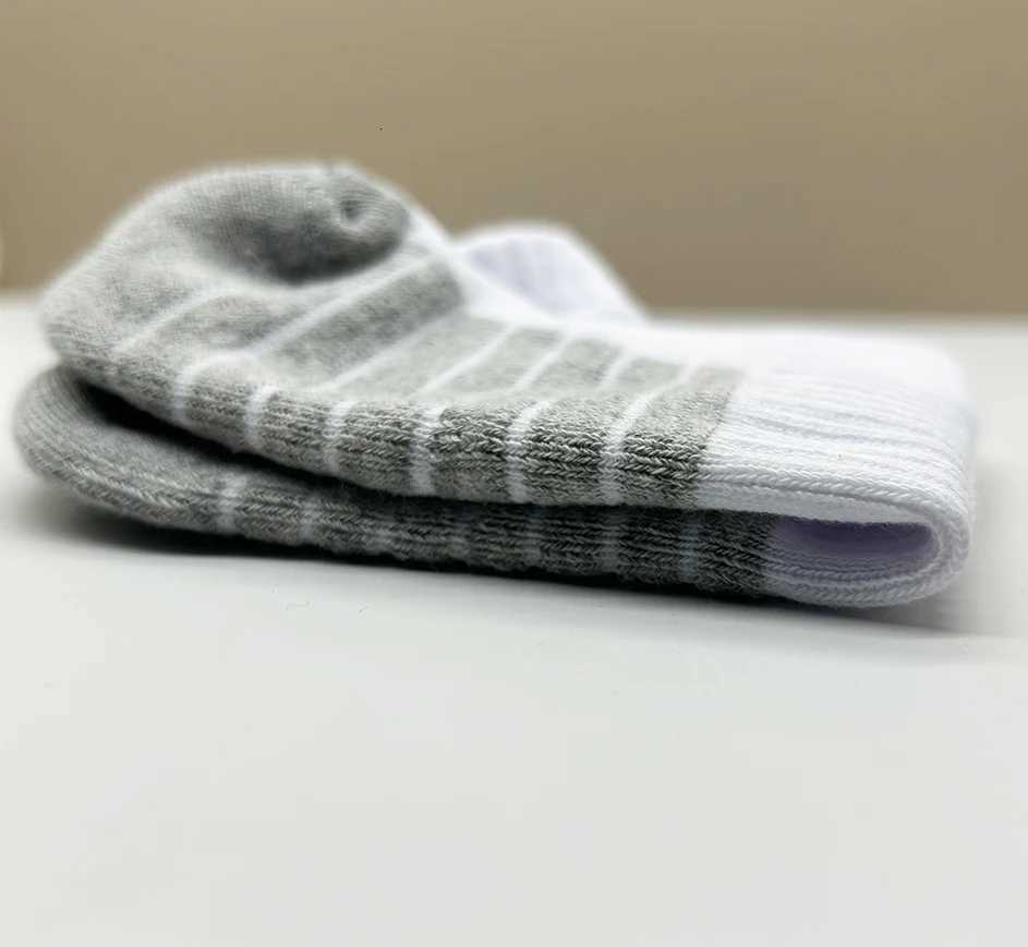 2/4 Pairs Cushioned Cotton Ankle Socks for Men Athletic Running Socks Low Cut Casual Sports Socks Tab Short Socks for Men Women Z250731