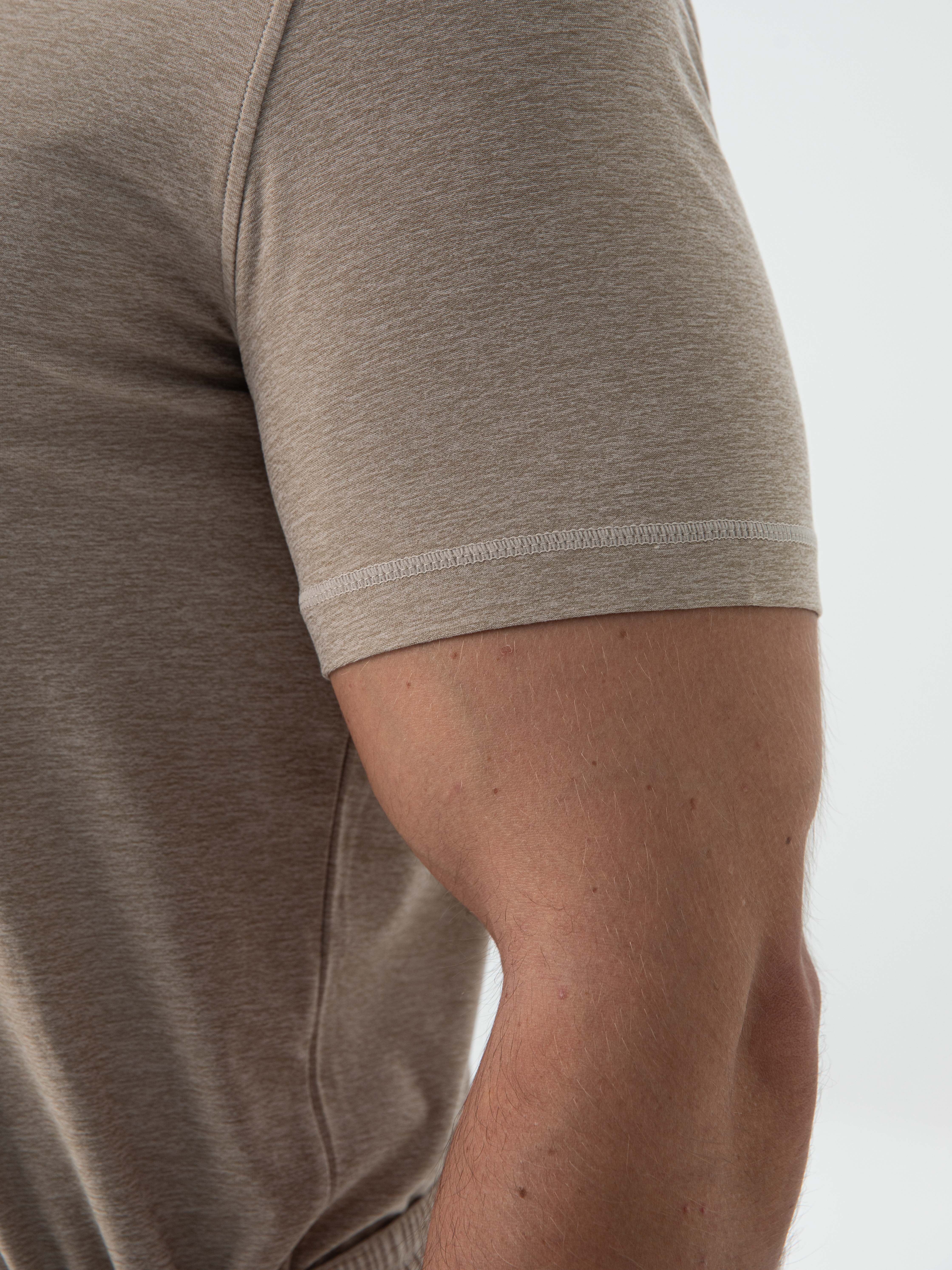 Breathable Men's Cotton Tee with Athletic Cut for Comfort