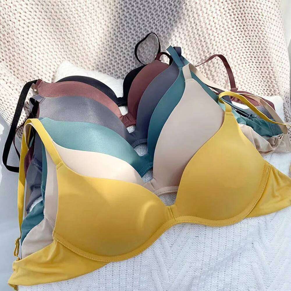 Womens Slight Bras Bralette Soft Wireless Girls Sexy Lingerie Soild Female Underwear Tops Size 65-90 AAA AA A B Cup