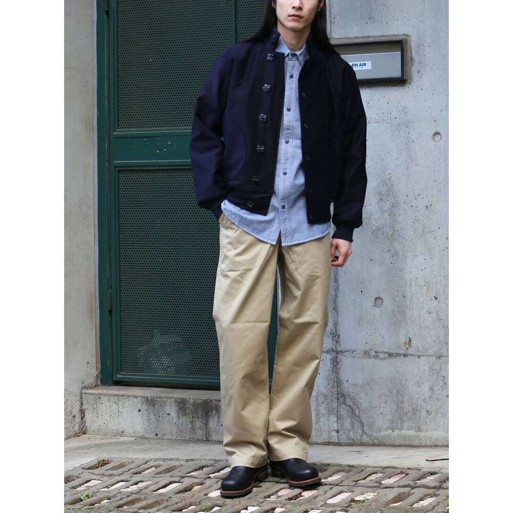 Red Bronson Army Chino Trousers 1942 Pattern Khakis Military Style Casual Pants