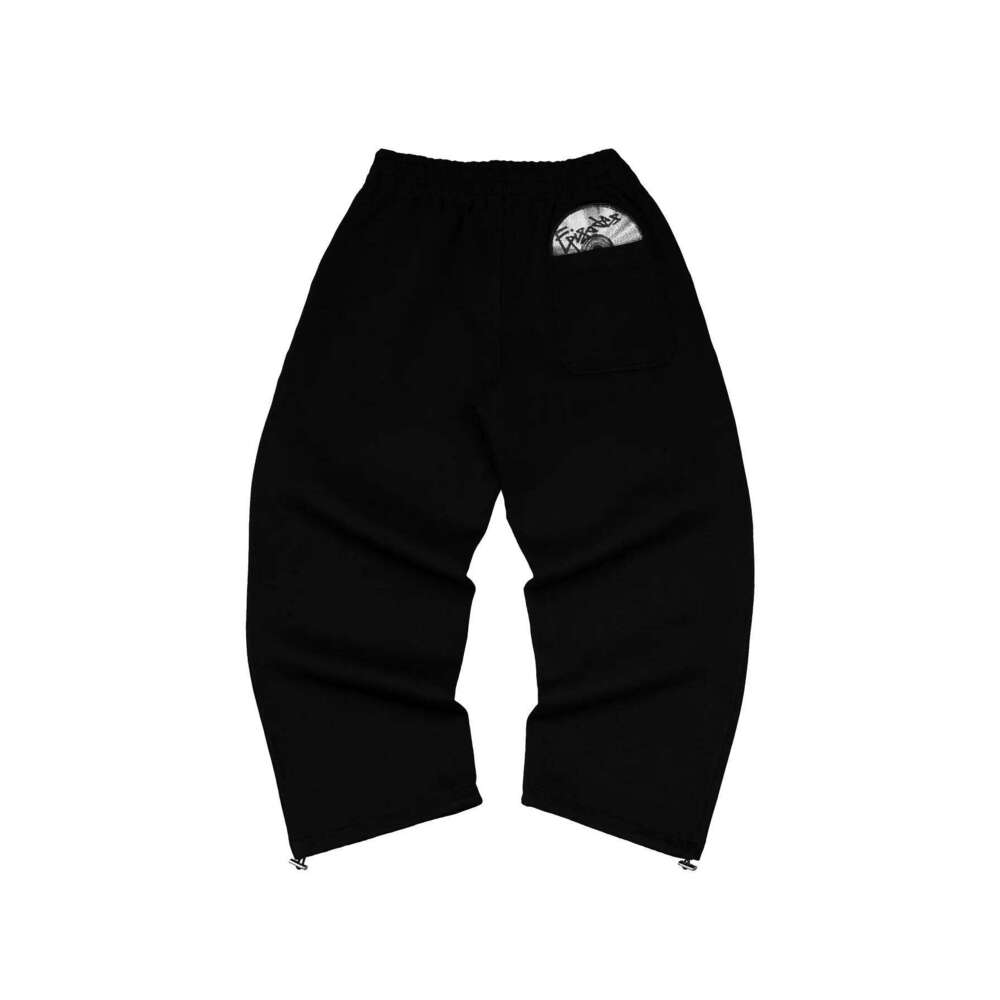 Hip Hop Optical disc ebroidered graphic Casual Sweatpants Y2K Pants Men Gothic Design Baggy Elastic Waist Jogging
