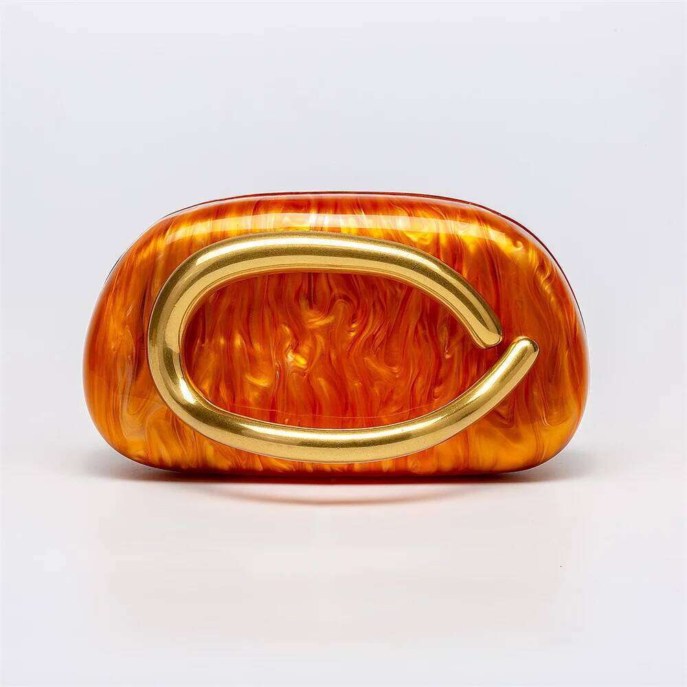 Women Big Brass Metal Name Acrylic Box Clutch Evening Bags Bridal Wedding Purses And Handbags Beach Gift Designer Purse