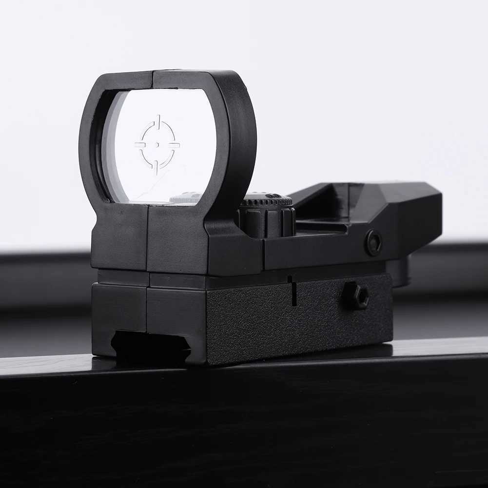 Holographic Rifle Scope ABS Green Dot Sight Scope Reflex Optics Sight Compact Sights for 20mm Rail Mount Toys R250730