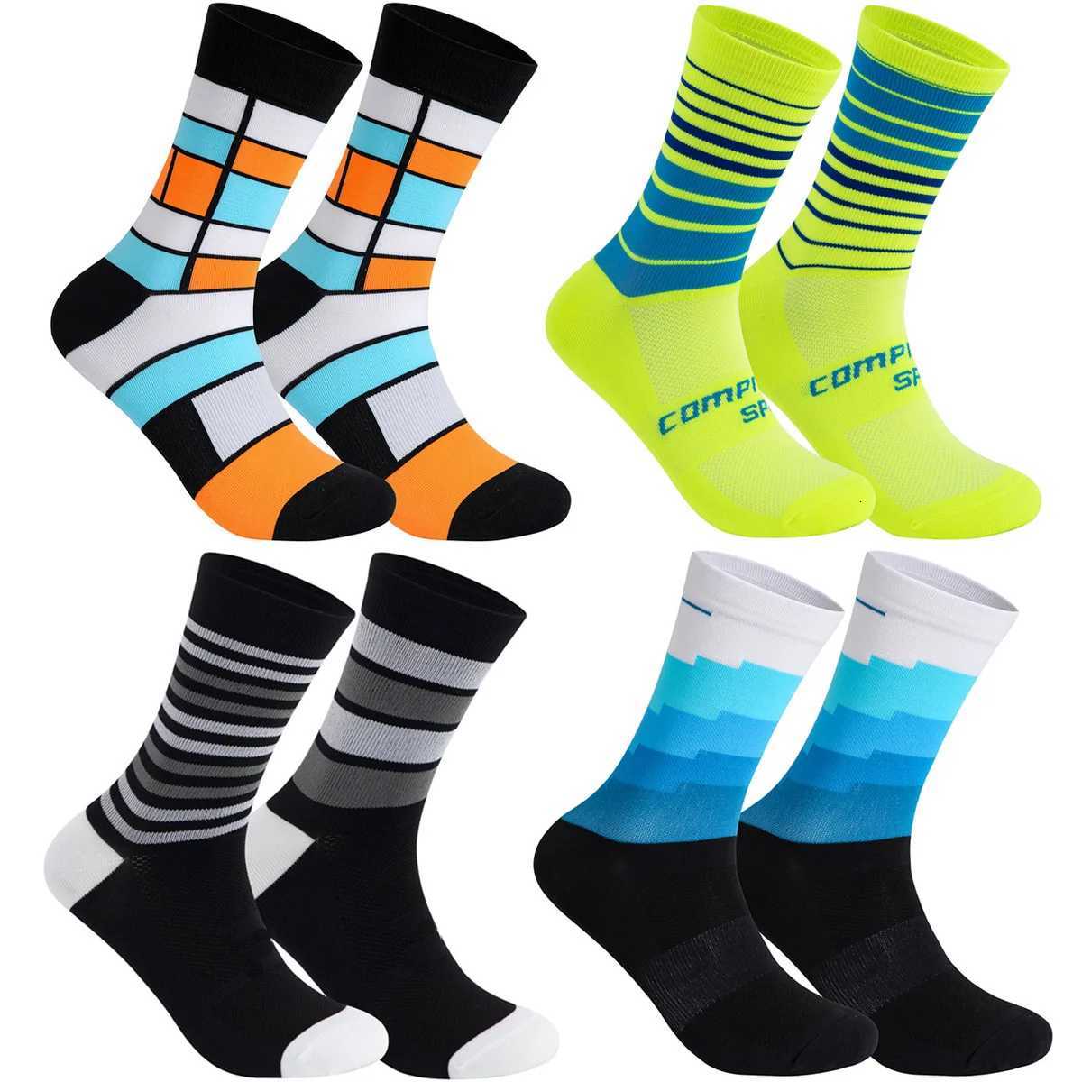 23 Colors Bike Socks Comfortable Running Cycling Socks High Quality Road Bicycle Socks Z250731
