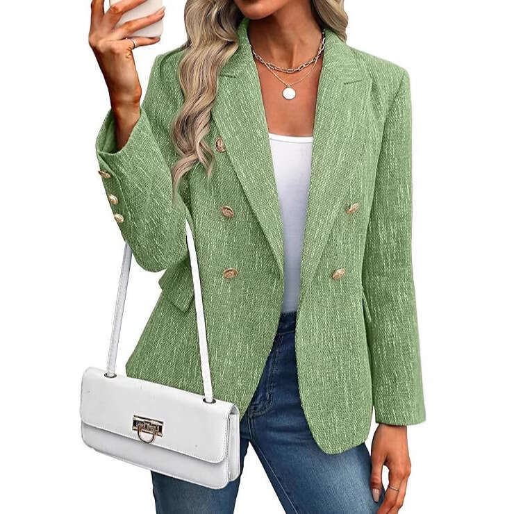 Women's Solid Color Autumn Simple New Fashion Street Style Small Blazer
