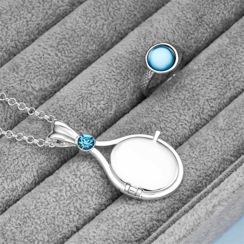Classic TV Drama Mako Mermaid Ring Retro Luxurious Inlay Crystal Jewelry for Island of Secrets Movie Fans Accessories Gift y250730