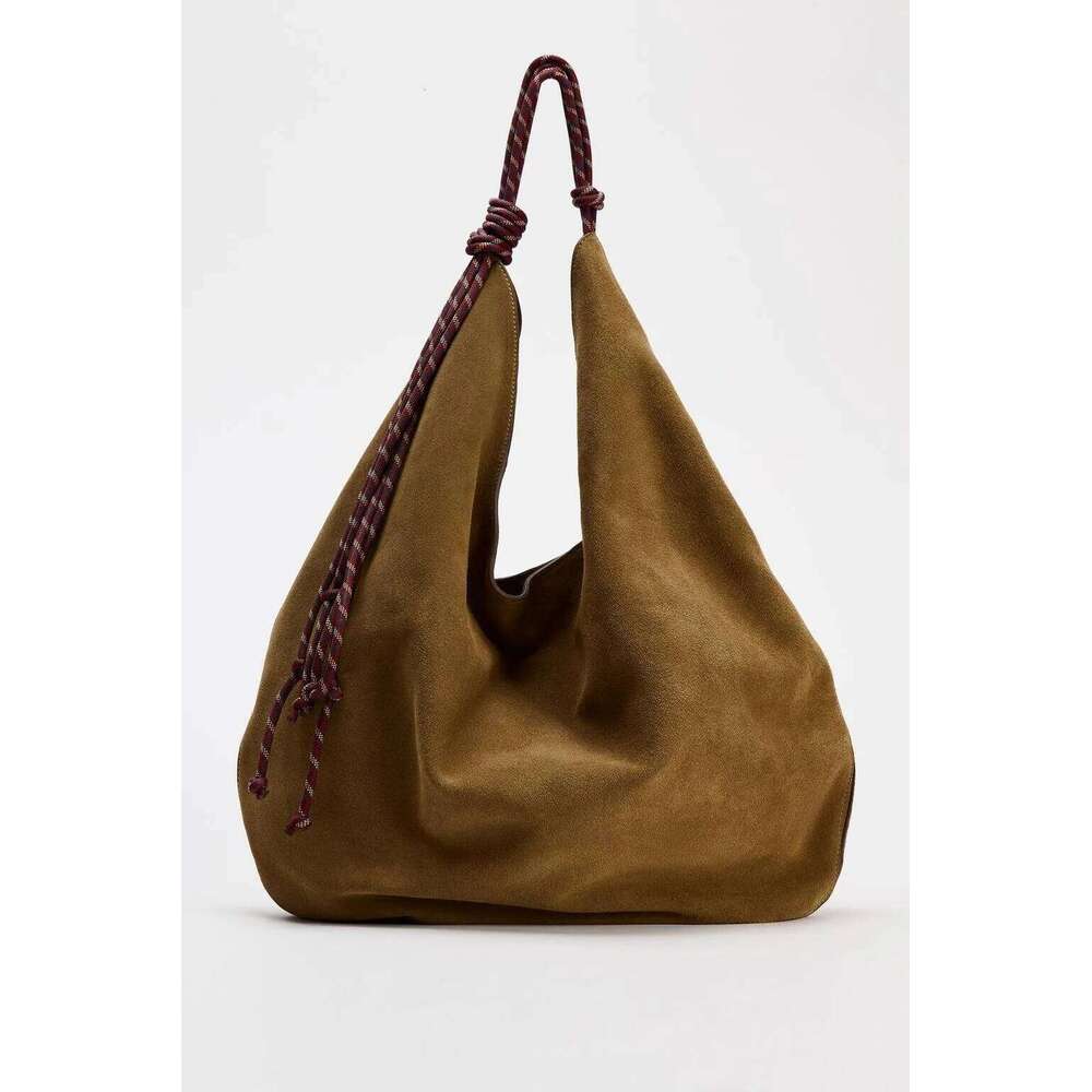 Fashion Large Vintage Brown Casual Shoulder Woman Big Retro Commuter Office Purse Shopping Crossbody Tall Lady Messenger