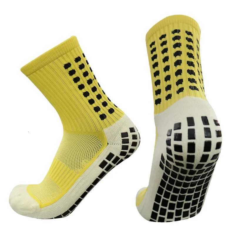 New Anti-slip Soccer Socks Men Women Outdoor Sport Grip Football Socks EU 38-43 US6-9.5 Z250731
