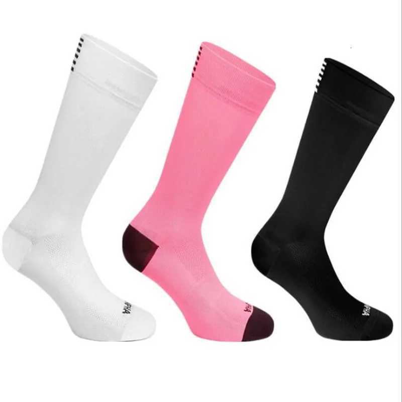 2 Pairs Cycling Socks Men High Quality Professional Competition Brand Sport Riding Soccer Sock Mesh Breathable Road Bicycle Sock Z250731