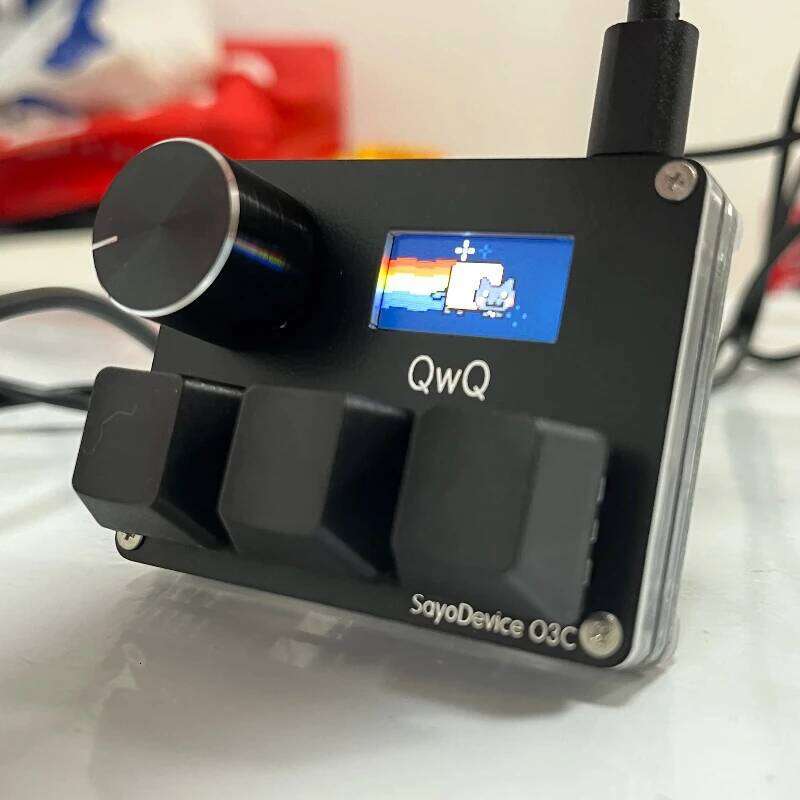 Designer Brand Niche New Quick Trigger Hall Magnetic Pink Switch Keyboard with Knob Screen Copy and Paste ShotCut Custom