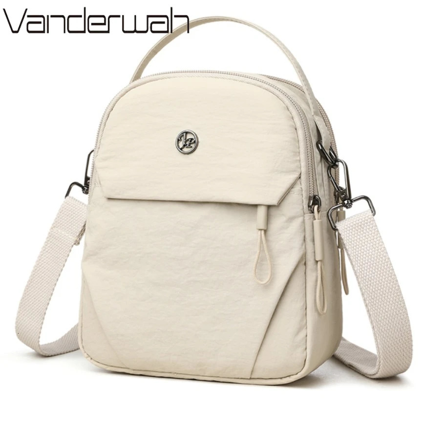 MultiLayer Shoulder Crossbody Bag for Women Solid Color MultiPocket Versatile Commuting Travel Shopping Mothers Gift Sac 250725