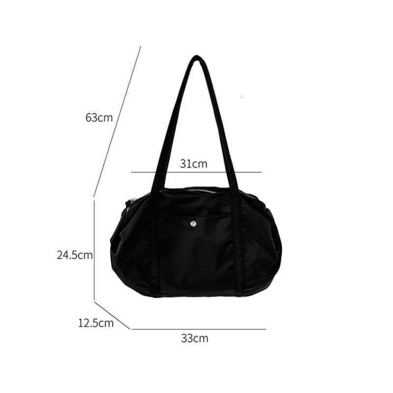 Nylon Commuter Shoulder Bag High End and Small Stand Shoulder Tote Bag Womens Fashion Handbag Y250730