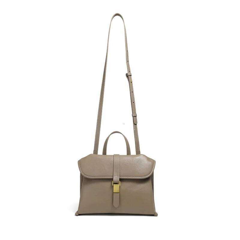 Jonlily Women Genuine Leather Shoulder Female Handbag Totes Casual Crossbody Small Daybag Commuter Bag Purse -Kg1846