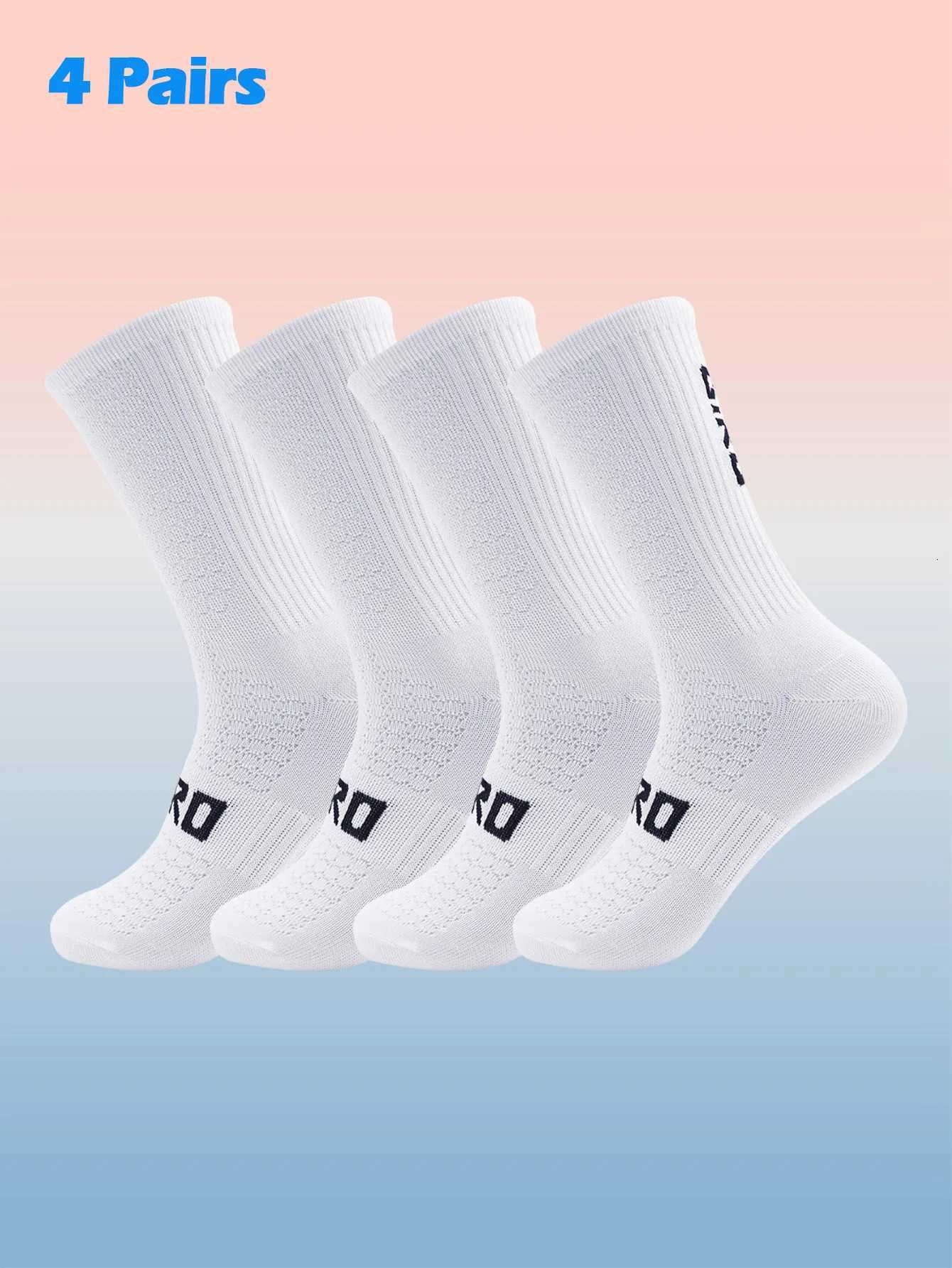 4 Packs Sports Cycling Socks Colorful Anti-Smell Ankle Running Athletic Socks Suitable for Cycling Running Hiking Sports Gym Z250731