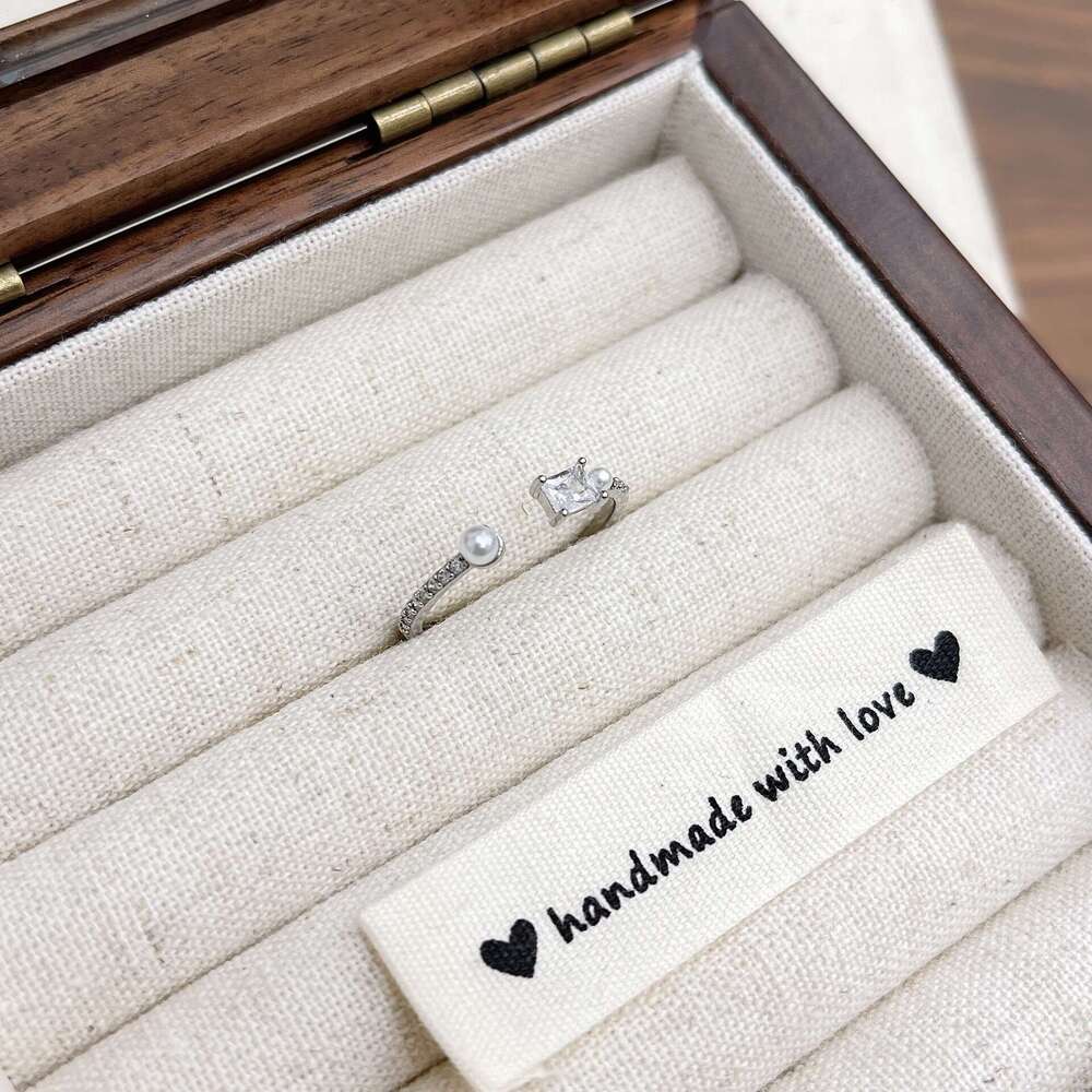 Ins Style New Simple Cross Zircon Pearl Open Index Finger Light Luxury Versatile Women's Star Ring 19e