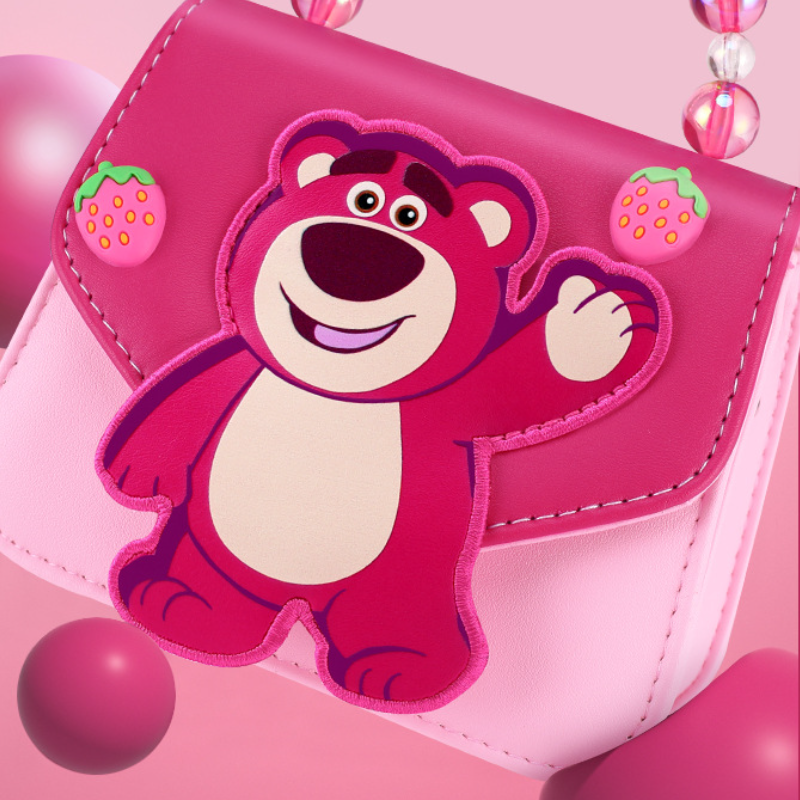 Disney children's crossbody bag cartoon handbag for little girl birthday gift pearl handbag for baby girl princess bag convenient to carry mini b