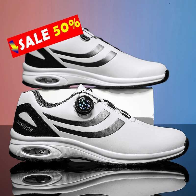 Golf Air Cushion Men Sports Running Driving Shoes Breathable Lightweight Comfortable Athletic Non-Slip Rotating Sneakers Y250731