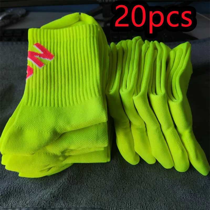 Running Socks Unisex Men Women Middle Tube Quickly Dry Outdoor Sports Marathon Bike Riding Fitness Training Crew Socks 1-20 Pairs Z250731