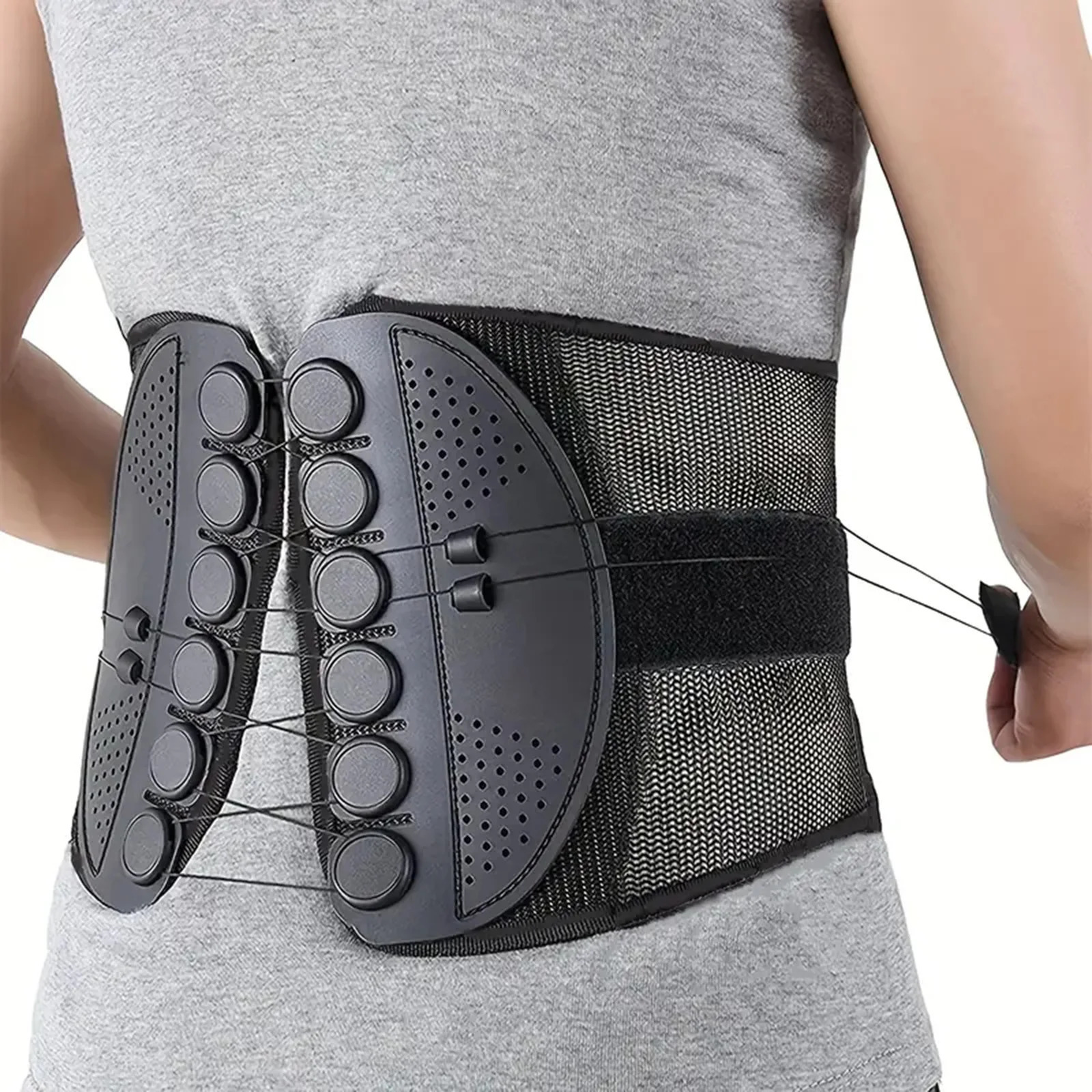Unisex Lumbar Support Wrap Breathable Waist Back Brace Protector Guard for Posture Corrector Waist Warm 250726