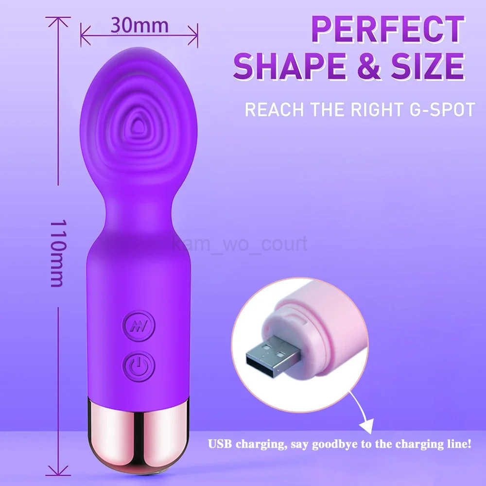 10 Speeds Powerful AV Vibrator Magic Wand Clitoris Stimulator Sex Toys for Women G-spot Massager Adult Female Sex Erotic Product M250731