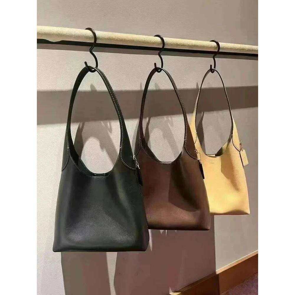 Brooklyn Tot 2025 New Large Capaci Genuine Leather Commuter Women's oulder Sli Tote Bag Handbag