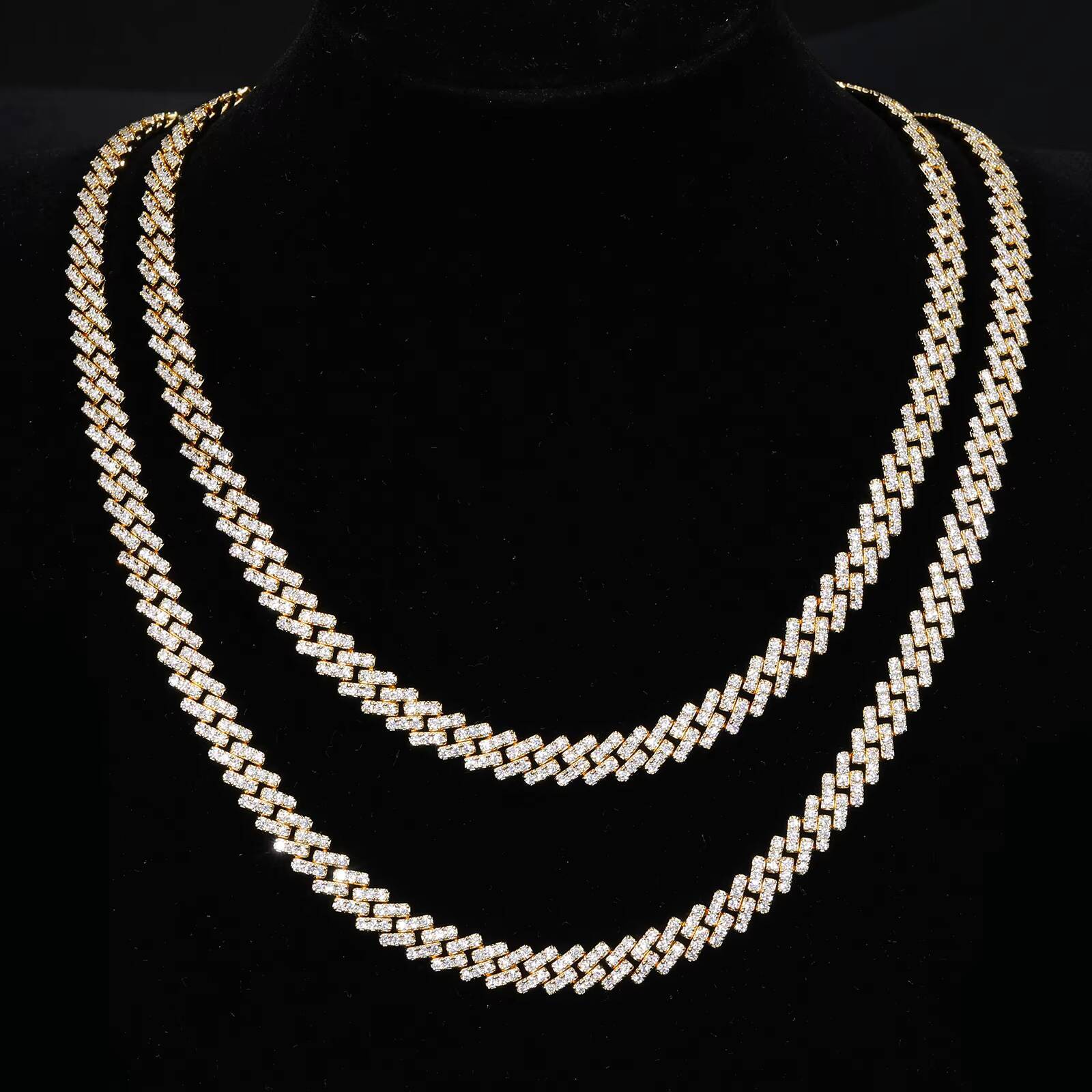 Cheap Price 8mm Rose Gold Plated 925 Sterling Silver 1 Row VVS Moissanite Diamond Iced Out Cuban Link Bracelet for Men Women