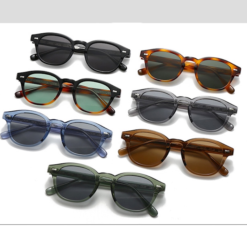 Round Sunglasses Men Johnny Depp Vintage Retro Classic Japan Style Cat Eye Women Luxury Brand Designer New Trendy Outdoor Travel Ultraviolet Protectio