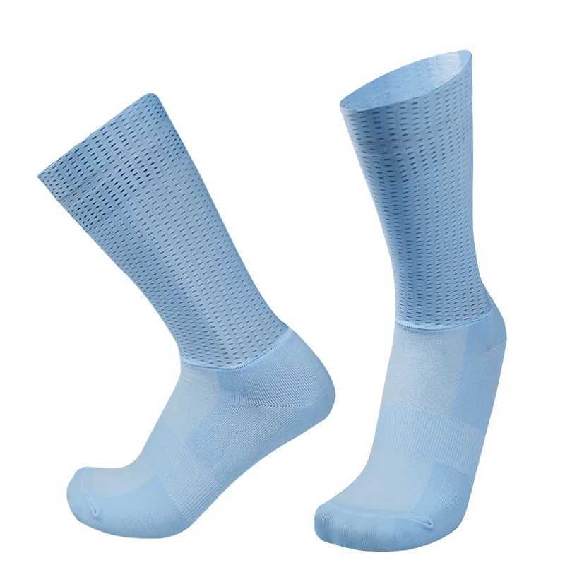 Nev Pro Team Aero Socks Anti Slip Silicone Cycling Socks Men Bicycle Sport Running Bike Socks Calcetines Ciclismo Z250731