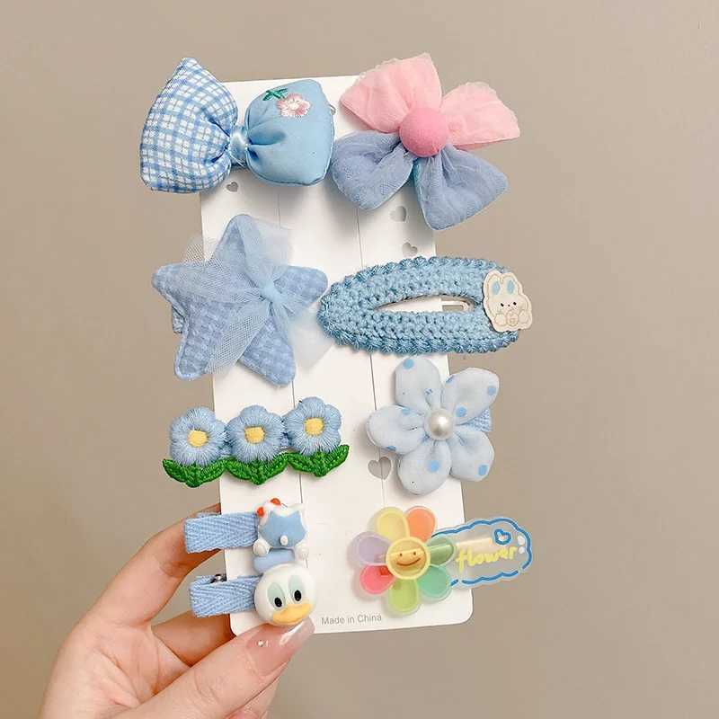 Girls Hair Card Small Cute Hair Accessories Headwear Baby Hair Clips Full Cloth Package Sweat Hair Clip do not Hurt Child Hair R250730