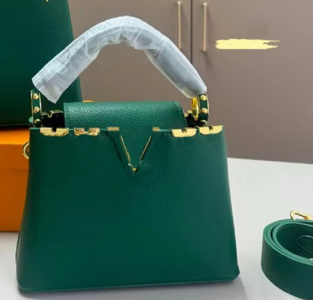 new designer bag Womens FAVORITE green Shoulder Bags Genuine Leather Messenger Handbag chains Strap crossbody Bags Totes bag ZZ