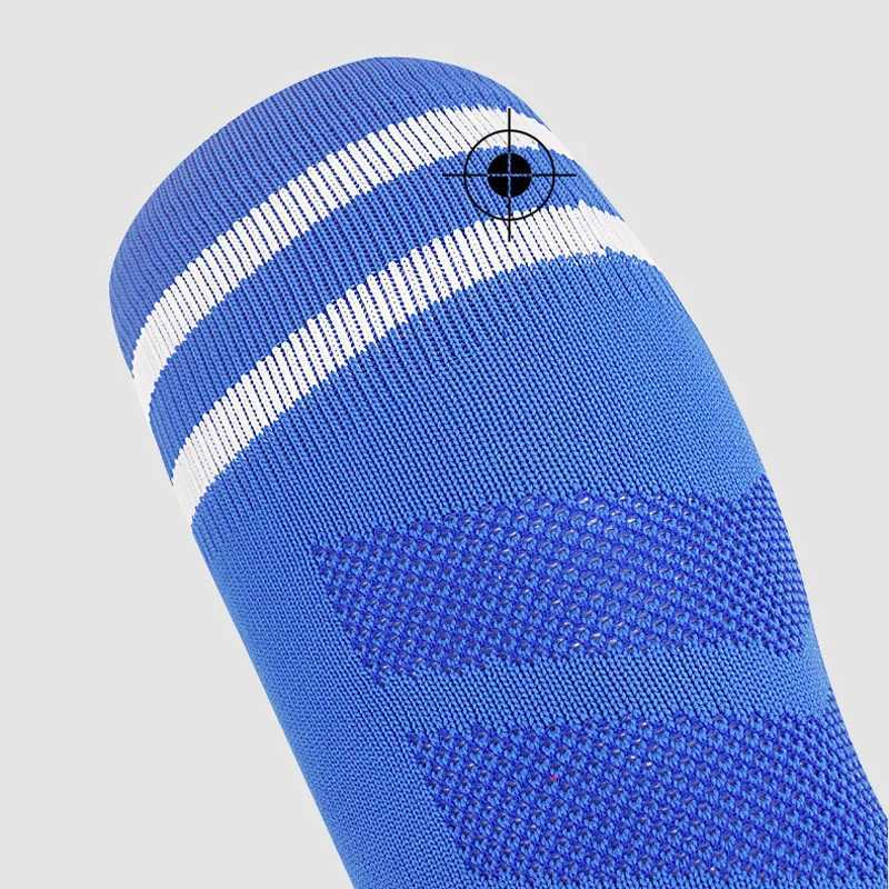 White Black Stripes Football Soccer Socks For Men Teenages Kids Boys Over the Calf Baseball Rugby Athletic Socks Women Girls Z250731