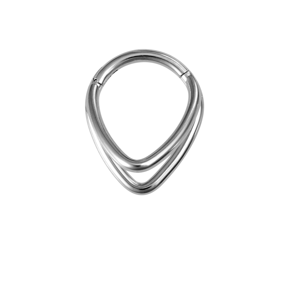 Rivet stainless steel moon water droplet nose spacer ring human puncture jewelry ear bone ring wholesale