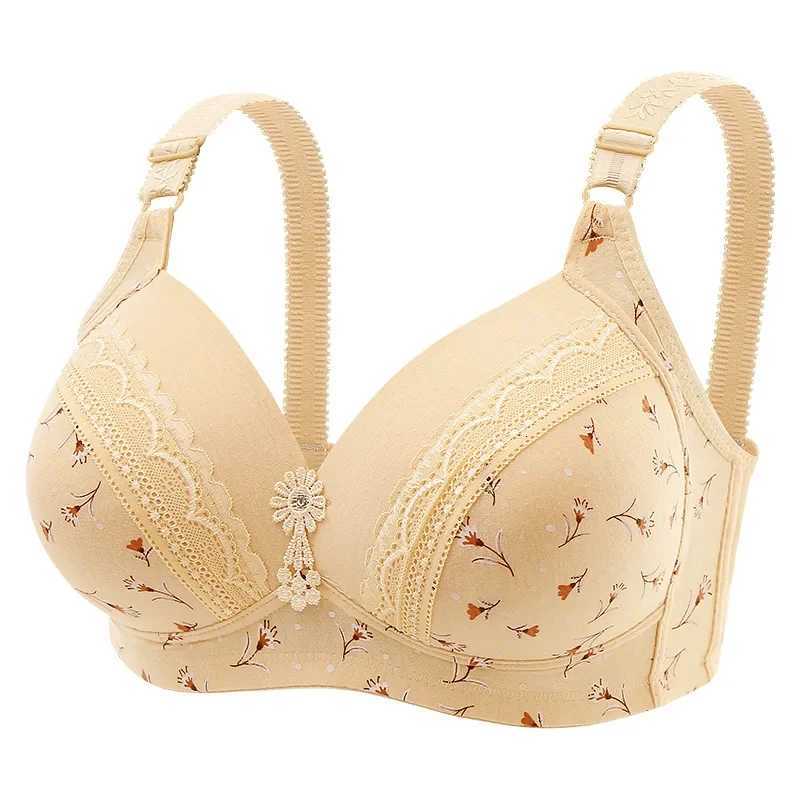 46-52 B/C/D Lace Bra Plus Size Bra for Women Underwear Bralette Sexy Female Large Size Push Up Brassiere Soft Thin Cup Lingerie Z250730
