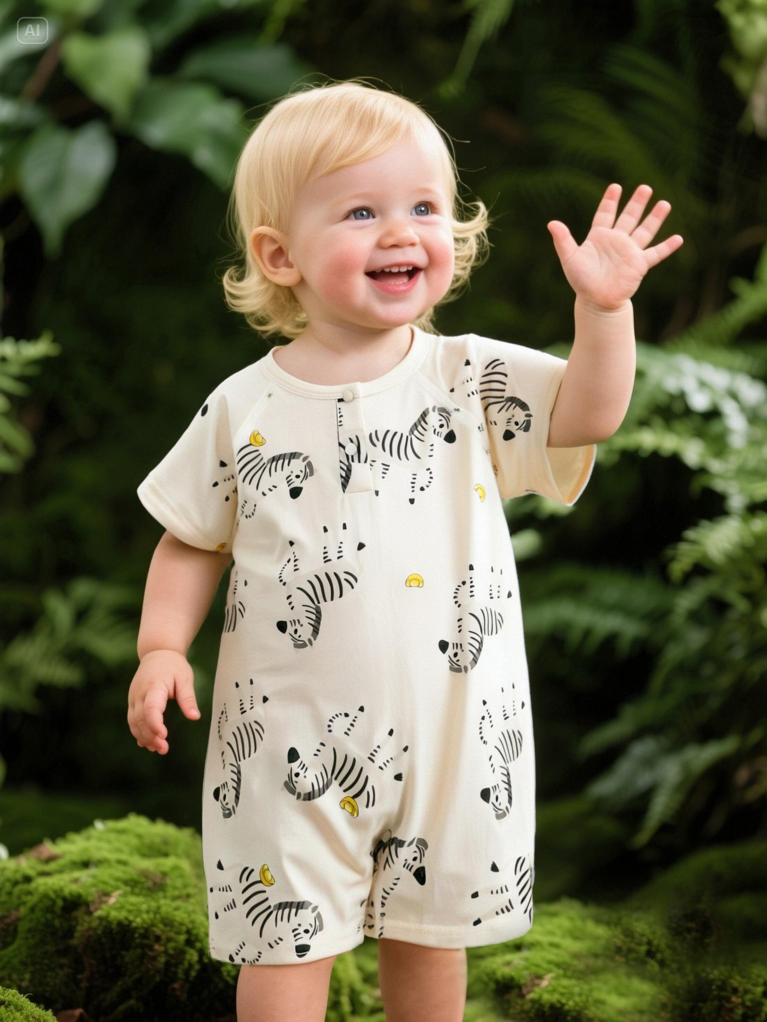 Summer Baby Homewear: Breathable Thin Fabric Newborn Jumpsuits with Shortsleeves