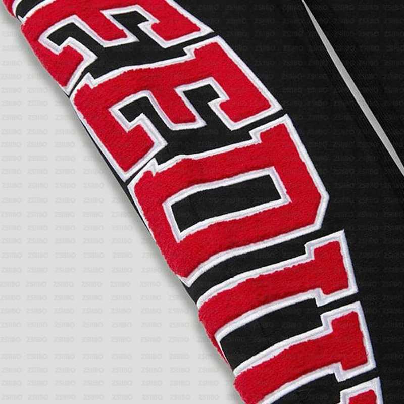 Street Hooded Long-Sleeved Shirt Retro Personality Y2K Letter Print Men Women Casual American Hip-Hop Pullover Sweatpants Suits XJ250731