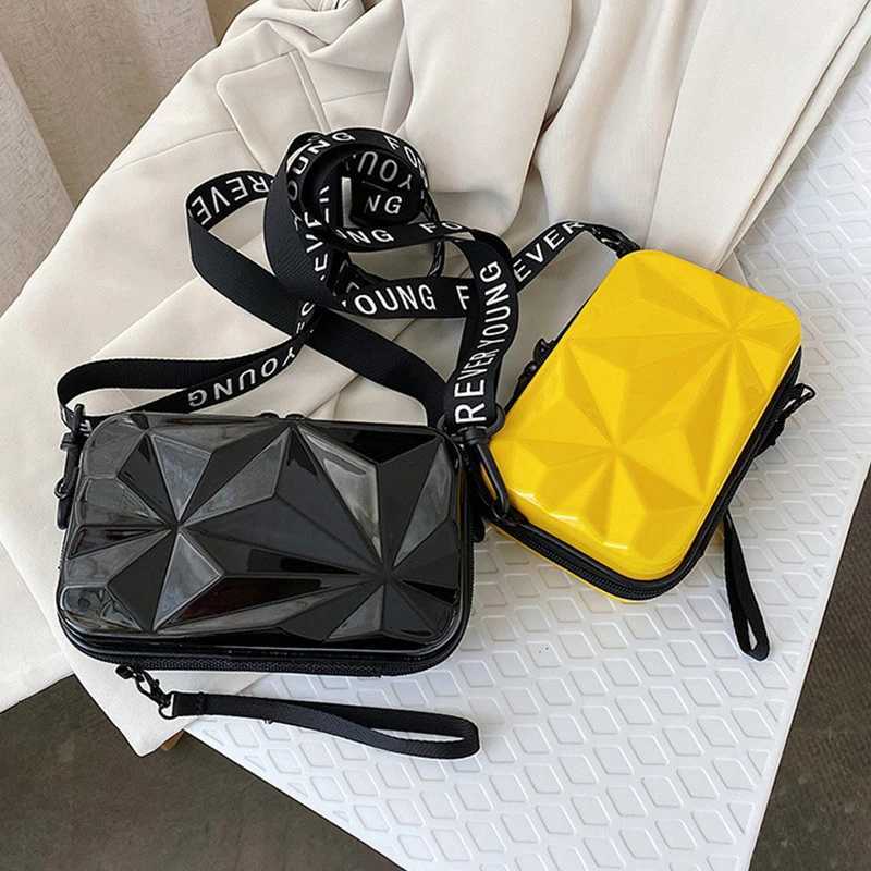Women PVC Cosmetic Pouch Travel Suitcases Bag Shaped Wallet Handbag Makeup Storage Organizer Pouch Suitcase Shoulder Bag Clutch Y250730