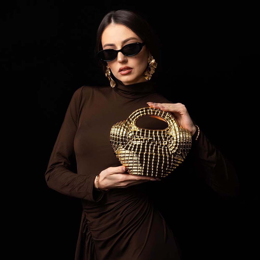 New acrylic handbag designer's new dinner bag