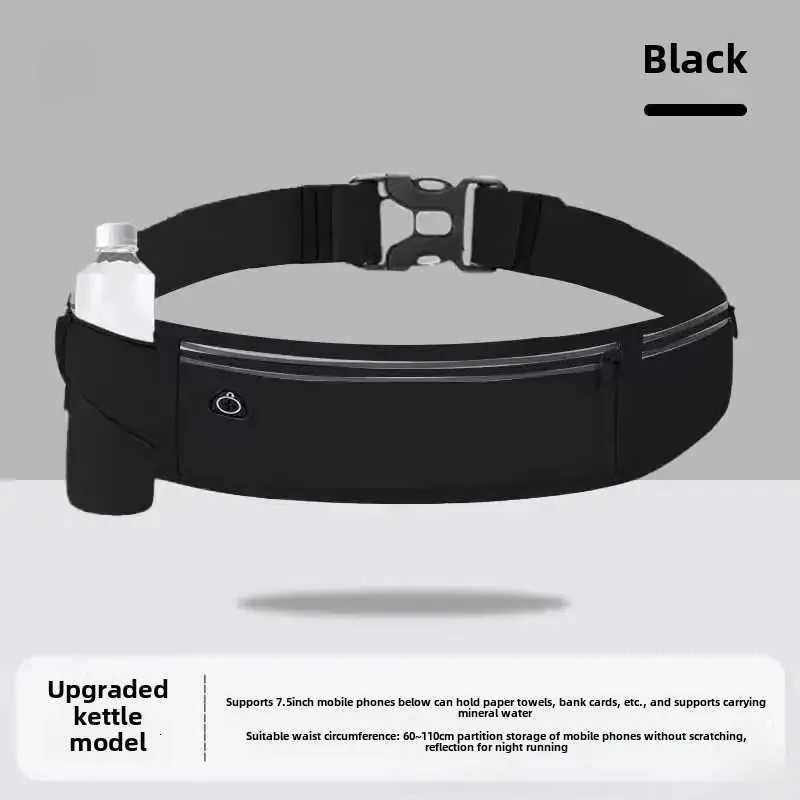 Outdoor Waterproof Invisible Running Waist Bag Sports Fanny Pack Men Women Hidden Black Gym Bags Phone Accessories Backpack G250729
