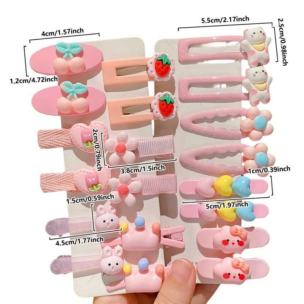 20 Pieces of Sweet Hairpins Cute and Versatile R250730