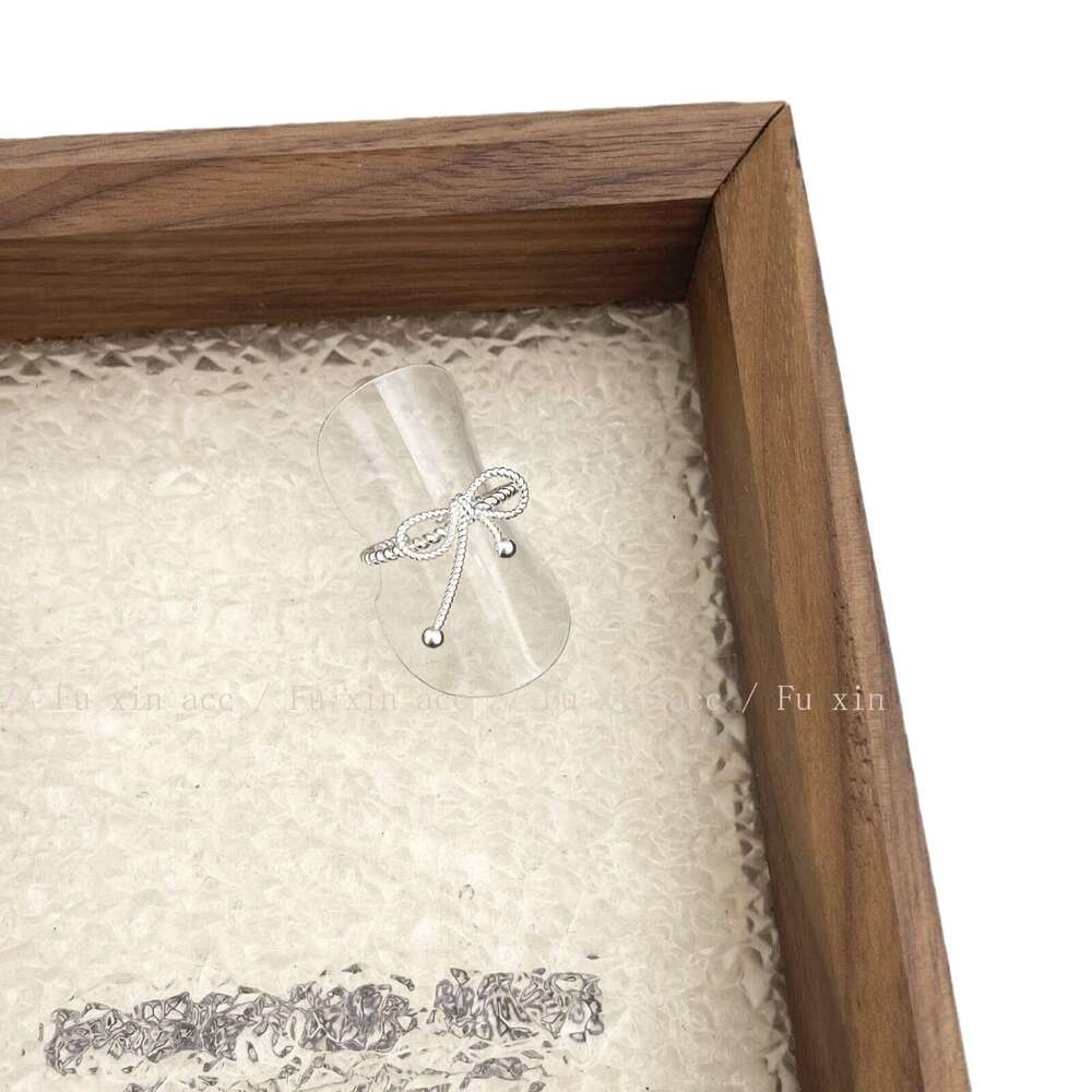 Korean Version Light Luxury Niche Design High-End Twist Asymmetric Bowknot Sweet Open Adjustable Ring 9d0