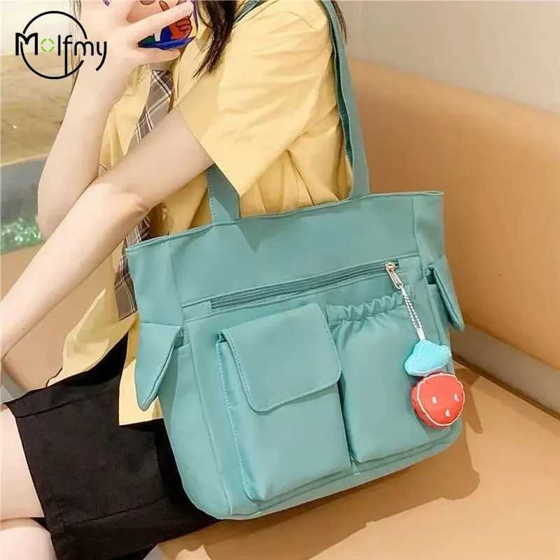 Large Capacity Crossbody Bag with Multiple Pockets Oxford Messenger Tote bag Adjustable Shoulder Handbags for School Travel Dail Y250730