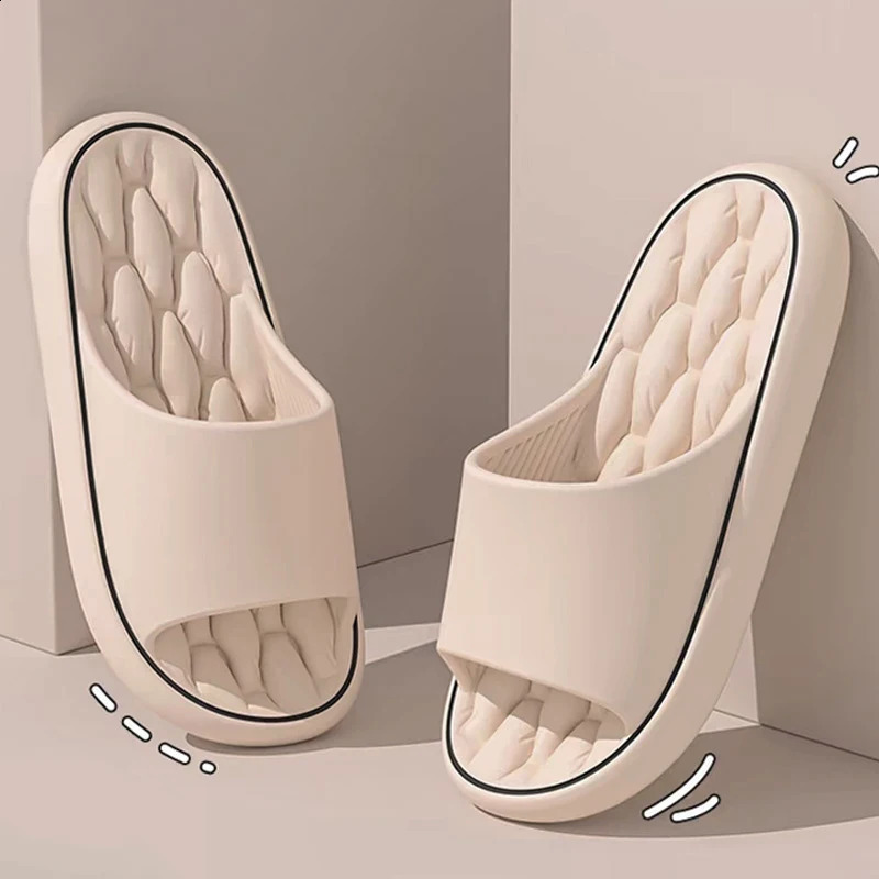 Slippers for men summer outdoor wear 2024 indoor home bathroom non-slip wear-resistant beach sandals for women 250725