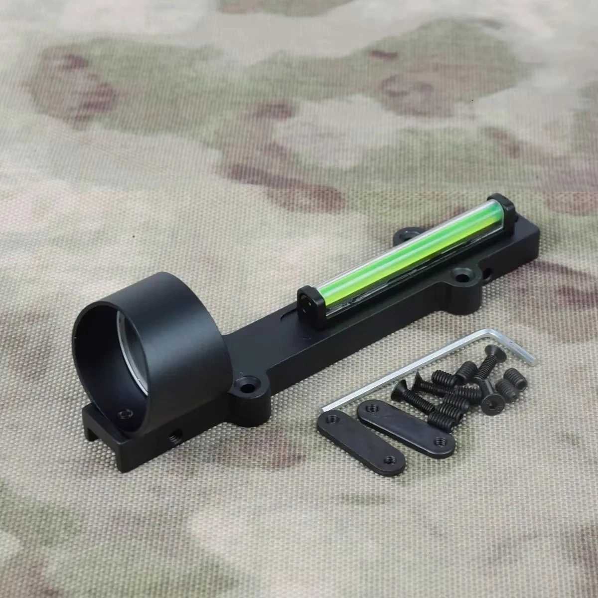 1x28 Red Dot Sight Light Weight Scope Fits Shotguns Rib Rail Red and Green Fiber Shooting Holographic Sight For 11mm Rail R250730